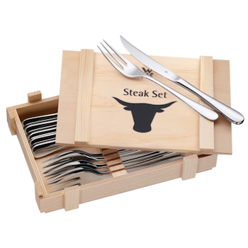 Steakbesteck-Set in Holzkiste 12 tlg. (1 von 2)