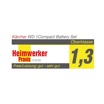Nass-/Trockensauger  WD1 Compact Battery Set, 1.198-301.0,  gelb, schwarz (4 von 4)