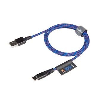 Kabel Solid Blue USB-A auf USB-C