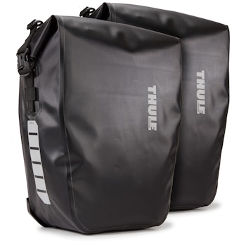 Fahrradtaschen Shield Pannier mit 2 Taschen, schwarz