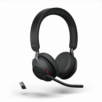 Headset Evolve2 65 mit Ladestation, kabellos, schwarz