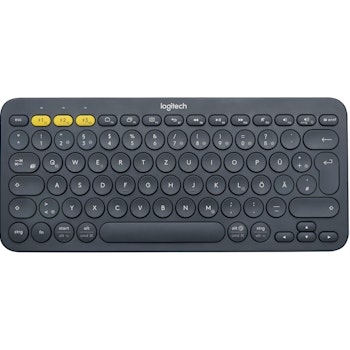 Bluetooth Multidevice Tastatur K380, Dark grey