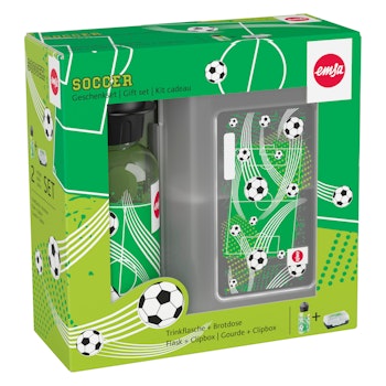 KIDS SET TRITAN Geschenkset Trinkflasche und VARIABOLO Clipbox Soccer (1 von 4)
