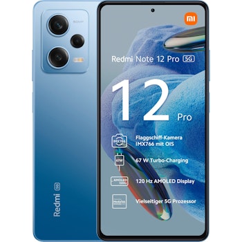 Smartphone Redmi Note 12 Pro 5G 6GB/128GB, blau