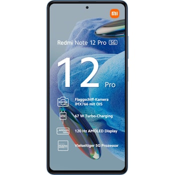 Smartphone Redmi Note 12 Pro 5G 6GB/128GB, blau (2 von 4)