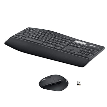 Kabelloses Tastatur-Maus-Set, schwarz
