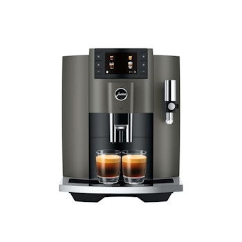 Kaffeevollautomat E8 Modell 2023, dunkler Edelstahl (EC)
