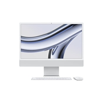 iMac, MQR93D/A, 24" Silber M3 Chip 8GB, 256GB SSD