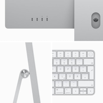 iMac, MQRJ3D/A, 24", Silber M3 Chip  8GB, 256GB SSD (3 von 4)