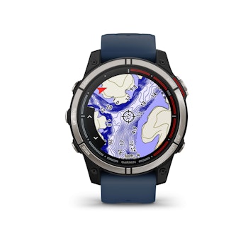Smartwatch Marine quatix 7 - Sapphire Edition, 47mm, silber/blau (2 von 4)