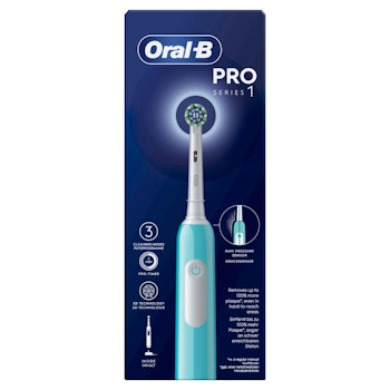 Oral-B Zahnbürste Pro 1 Cross Action, Caribbean Blue (1 von 1)